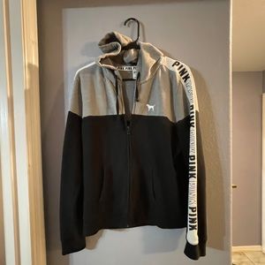 PINK zipper hoodie